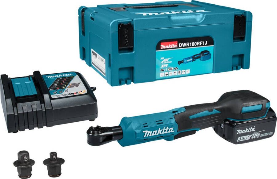 Makita DWR180RF1J 18V Li-Ion accu ratelsleutelset (1x 3 0Ah) in Mbox 47 5Nm