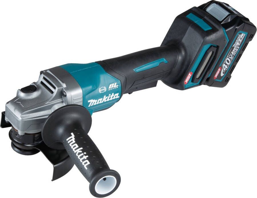 Makita GA013GM201 | 40V Haakse slijper | 125mm | inclusief accu's en lader in Mbox