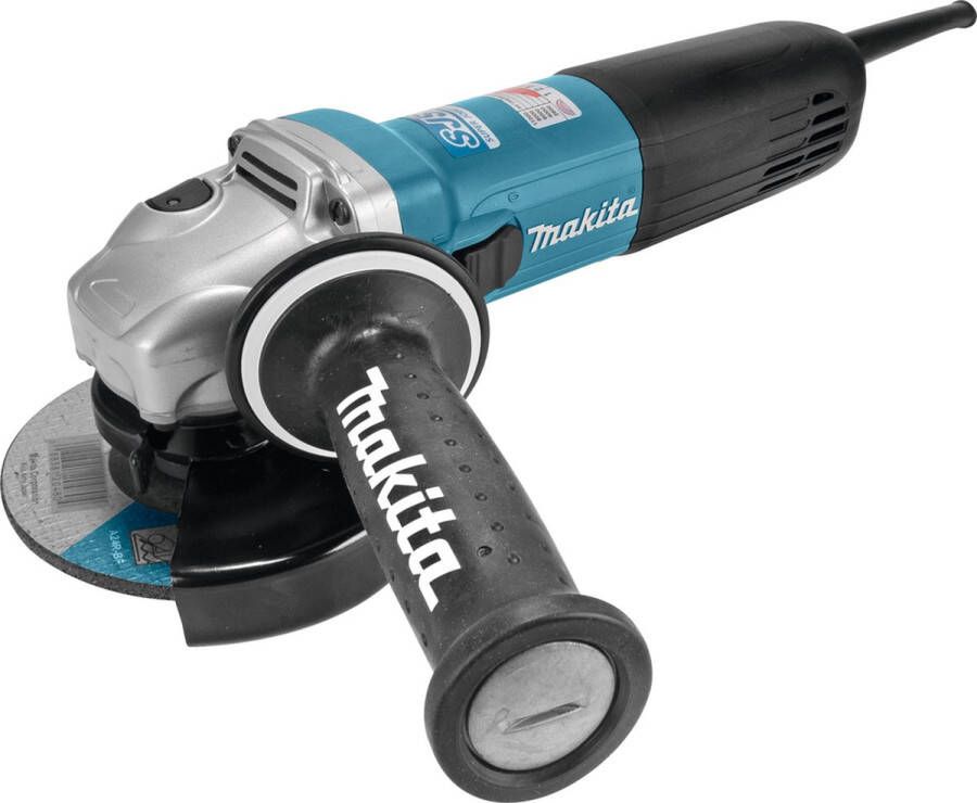 Makita GA5040RKDJ Haakse slijper in Mbox + 2x Diamantschijf 1100W 125mm