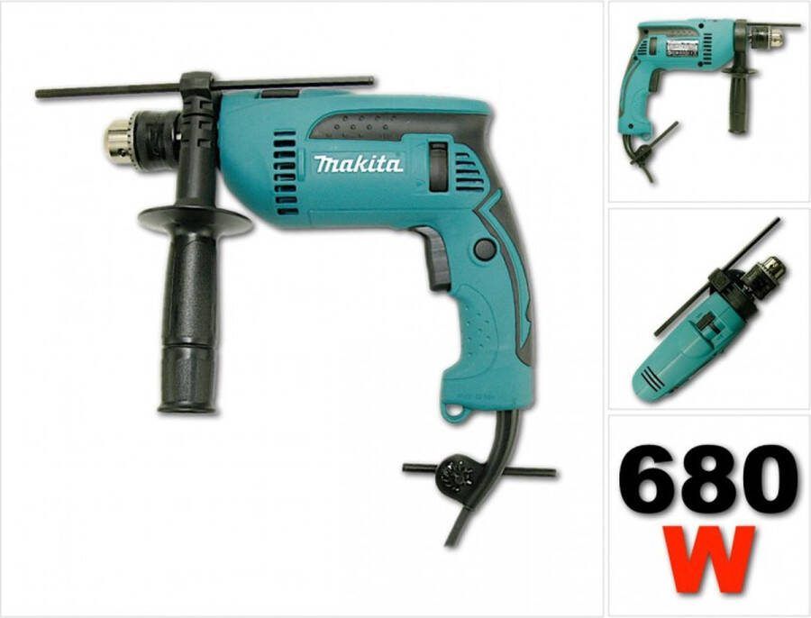 Makita HP1640K 230 V Klopboormachine In koffer