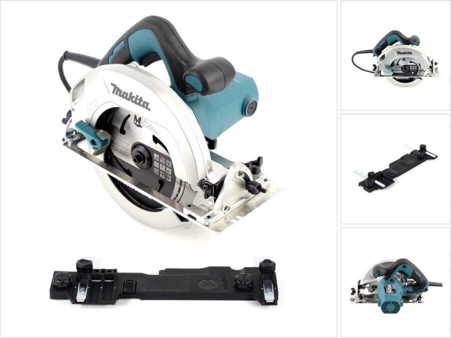 Makita HS 7601 1200W handcirkelzaag + 190 mm zaagblad + adapter voor geleiderail C