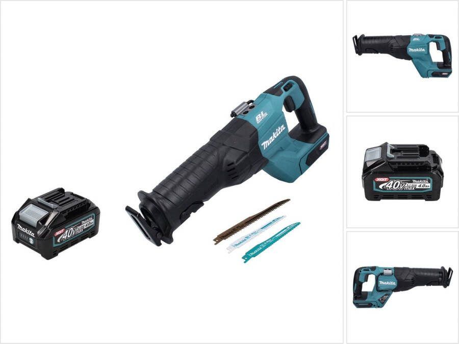 Makita JR 001 GM1 Accu Reciprozaag 40 V max. borstelloze reciprozaag XGT + 1x accu 4.0 Ah zonder oplader zonder koffer