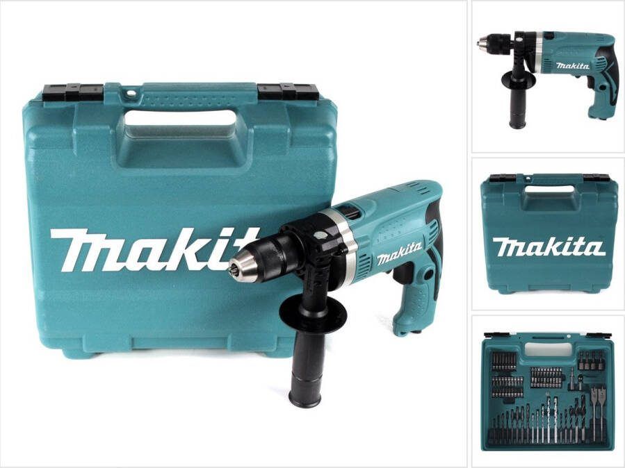 Makita Klopboormachine Hp1631Kx3 710 W Incl. Accessoires Incl. Koffer