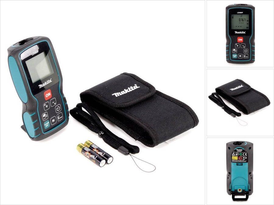Makita LD080P Laserafstandsmeter Meetbereik (max.) 80 m
