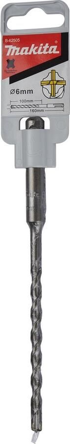 Makita B-62505 Pb4s: Sds-plus Boor 6x160mm