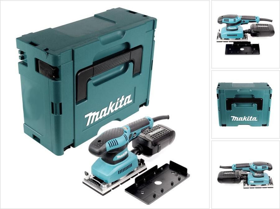 Makita BO3711J Vlakschuurmachine in Mbox 190W 93 x 185mm