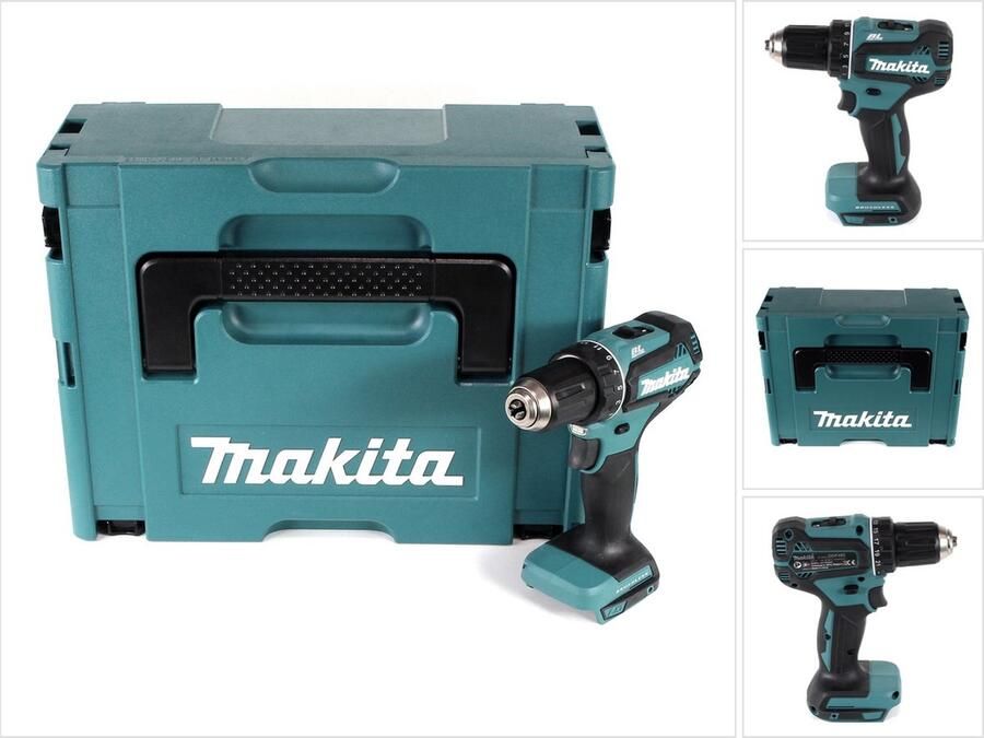 Makita DDF 485 ZJ accuboormachine 18V 50Nm solo in Makpac zonder accu zonder oplader