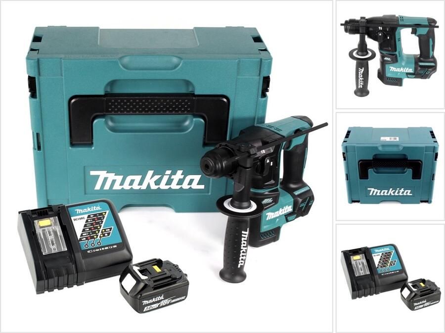 Makita DHR 171 RF1J Accuboormachine Brushless SDS Plus 18V 1.2J + 1x oplaadbare accu 3.0Ah + lader + Makpac