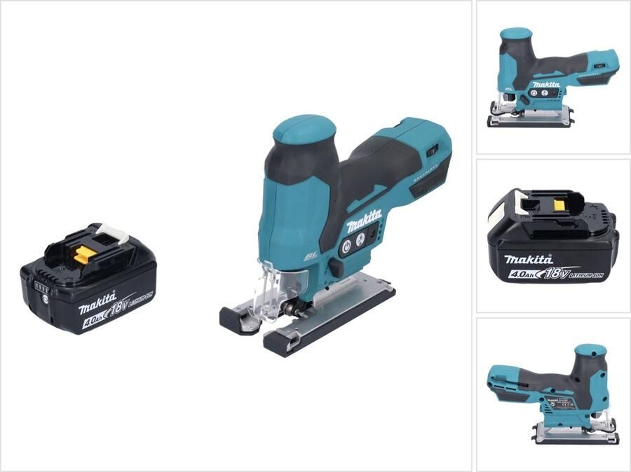 Makita DJV 185 M1 accu decoupeerzaag 18 V borstelloos + 1x oplaadbare accu 4.0 Ah zonder oplader
