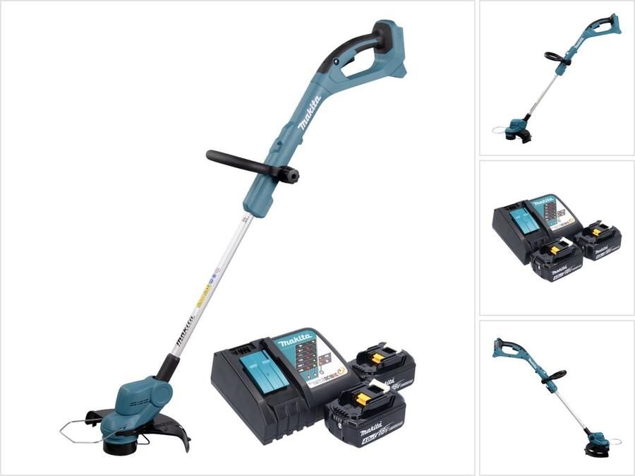 Makita DUR 193 RM accu grastrimmer 18 V 260 mm + 2x accu 4.0 Ah + lader