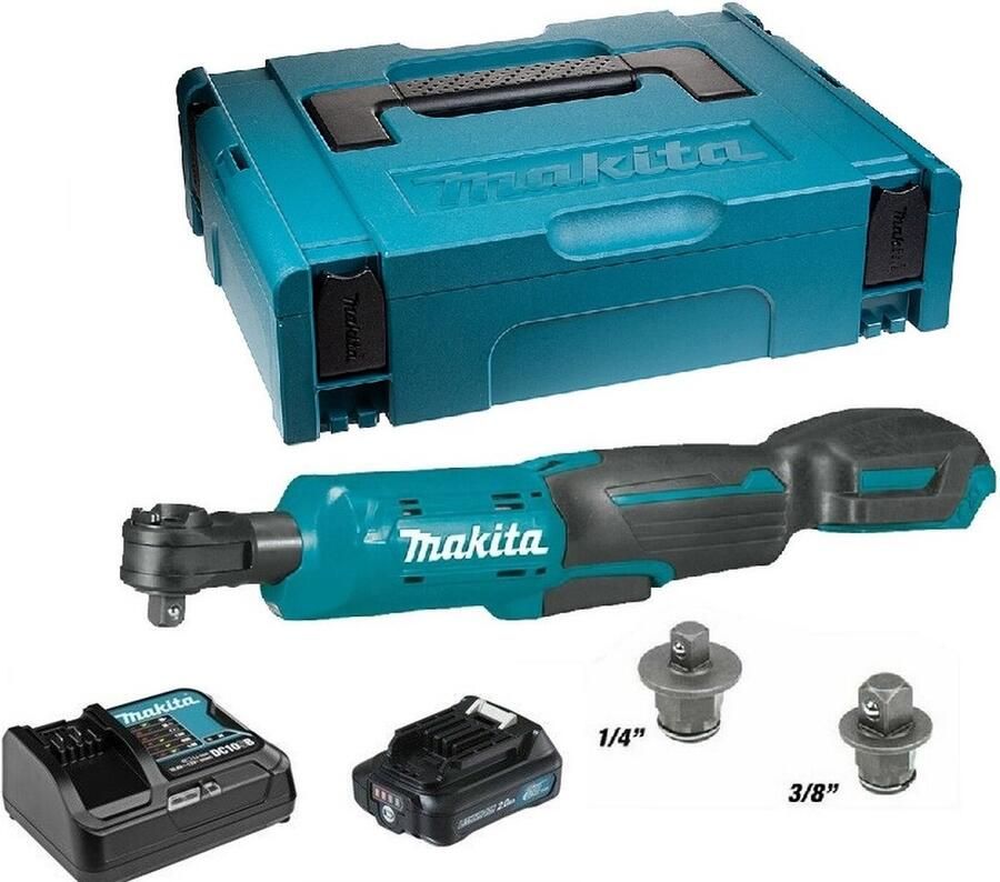 Makita WR100DSAJ 12V Ratelsleutel 1x 2 0Ah in M-Box 47 5Nm
