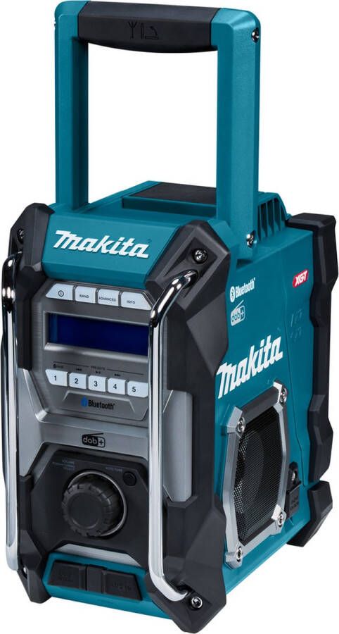 Makita MR004GZ 14 4 18 40V Li-Ion accu bouwradio body FM AM DAB+ Bluetooth 230V