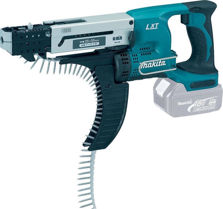 Makita Schroefautomaat Dfr550z 18 V Losse Body (Geleverd Zonder Accu En Lader)