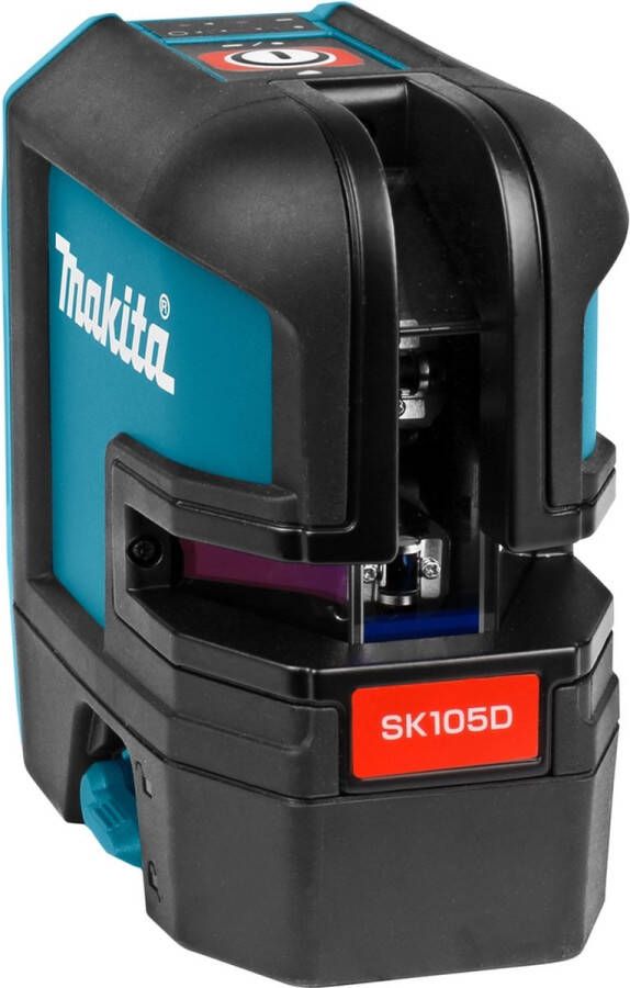 Makita SK105DZ 10 8V Li-Ion accu kruislijnlaser body in tas zelfnivellerend rood 25m