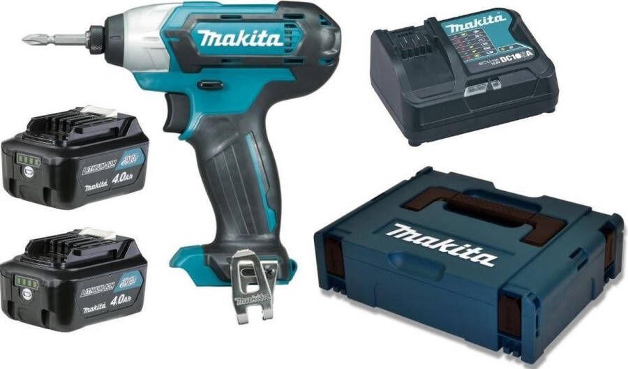 Makita TD110DSMJ 12V accu slagschroevendraaier 2x 4.0Ah in Mbox