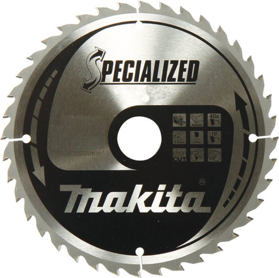 Makita SPECIALIZED LAMINAAT handcirkelzaagblad 136 165 190 mm