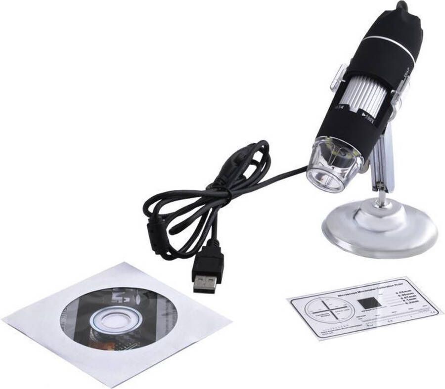 Malatec Digitale USB Microscoop Microscope Camera 50-1600 X Vegroting Met 8x LED Verlichting