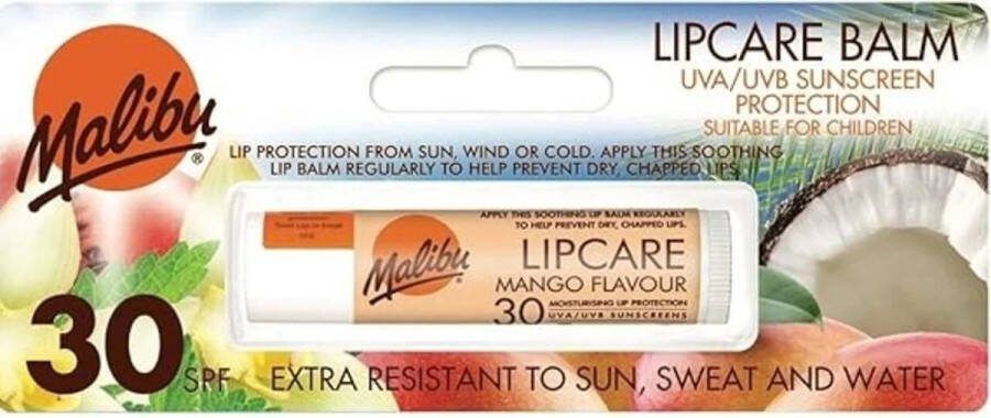 Malibu Lipcare SPF 30 Lippenbalsem Mango