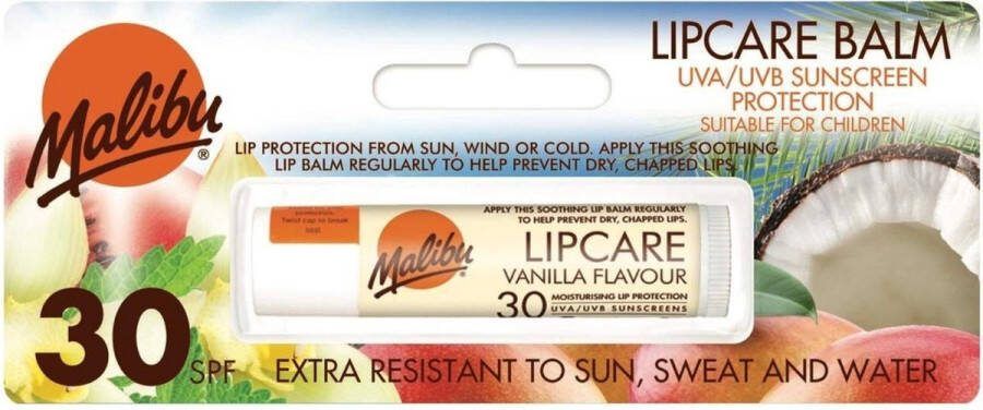 Malibu Lipcare SPF 30 Lippenbalsem Vanilla