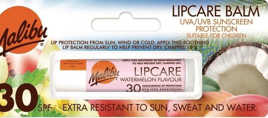 Malibu Lipcare SPF 30 Lippenbalsem Watermelon