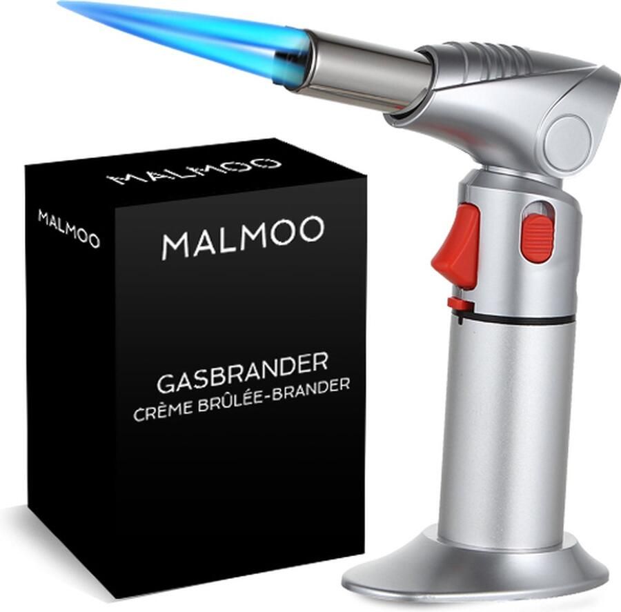 Malmoo Professionele Gasbrander Creme Brulee Brander Aansteker Butaan Navulbaar