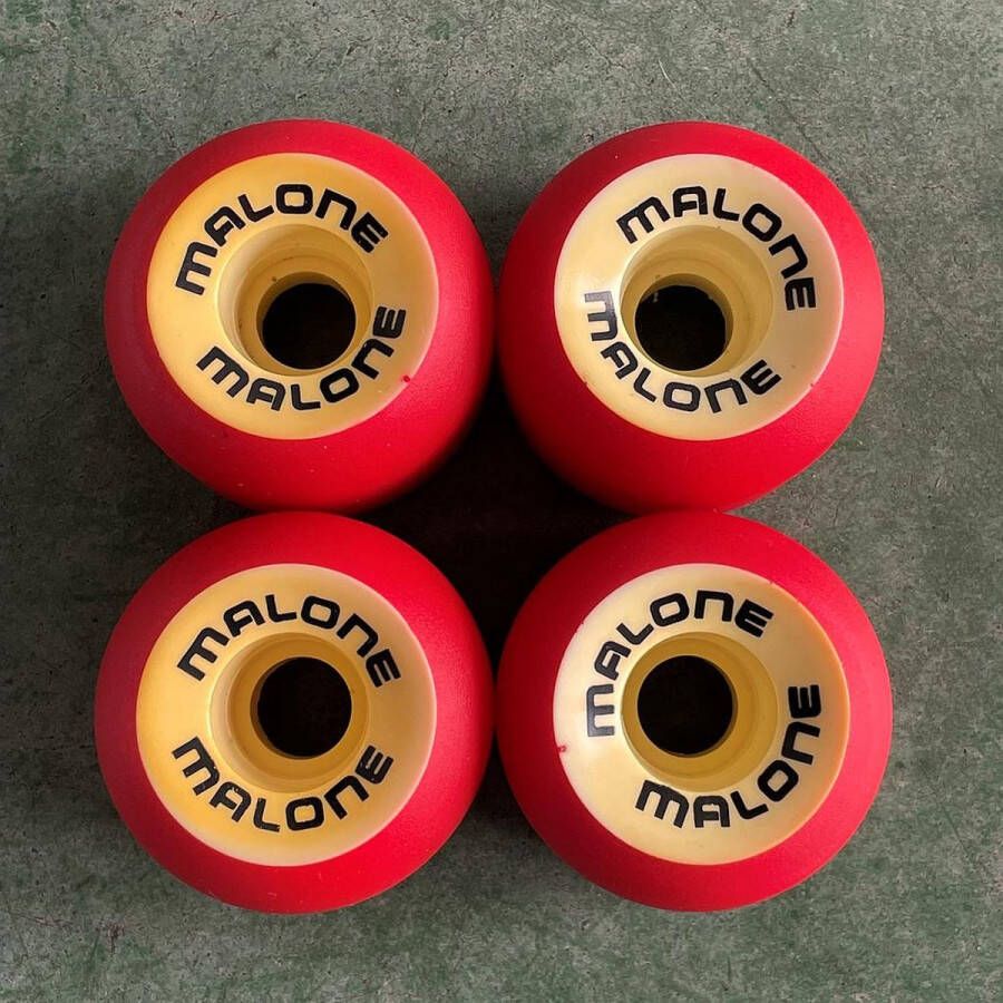 Malone Wielen voor skateboard Rood 54x38 mm