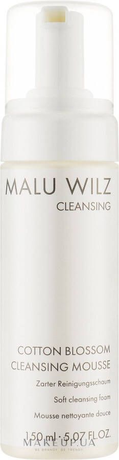 Malu Wilz Cotton Blossom Cleansing Mousse reinigingsmousse voor het gezicht gelaat