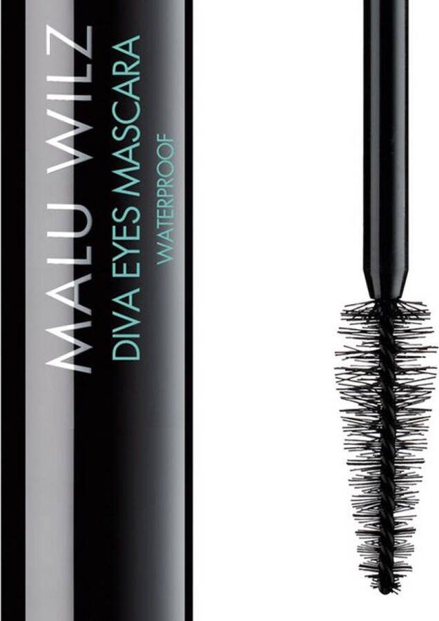 Malu Wilz Diva Eyes Mascara waterproof Black zwarte mascara nr 1