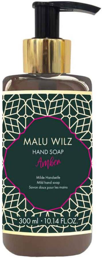 Malu Wilz Hand Soap Amber 300ml handzeep met pomp handverzorging geschenk kerstgeschenk