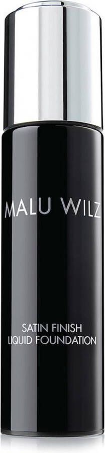 Malu Wilz Satin Finish Liquid Foundation 30 Ml. Caramel Brown