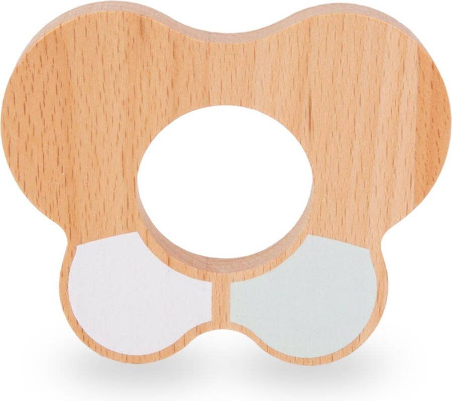 Mamabrum set houten rammelaars voor baby's auto egel rammelaar konijn vlinder teddybeer rammelaar met kleurrijke houten planken rammelaar houten ringrammelaar voor kinderen