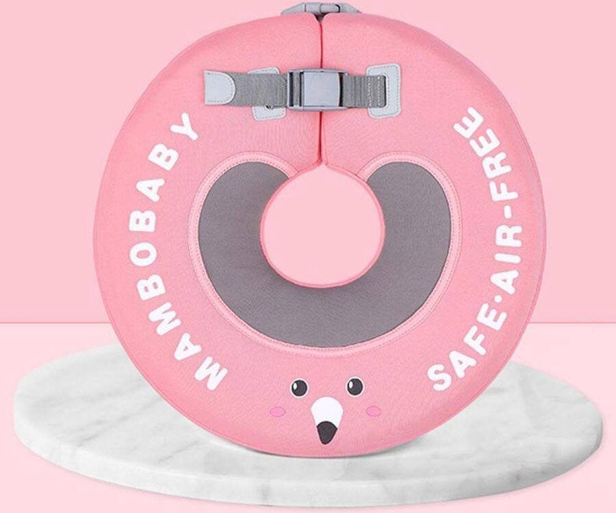 Mambo baby Float baby zwemband Nekring Baby Spa Roze
