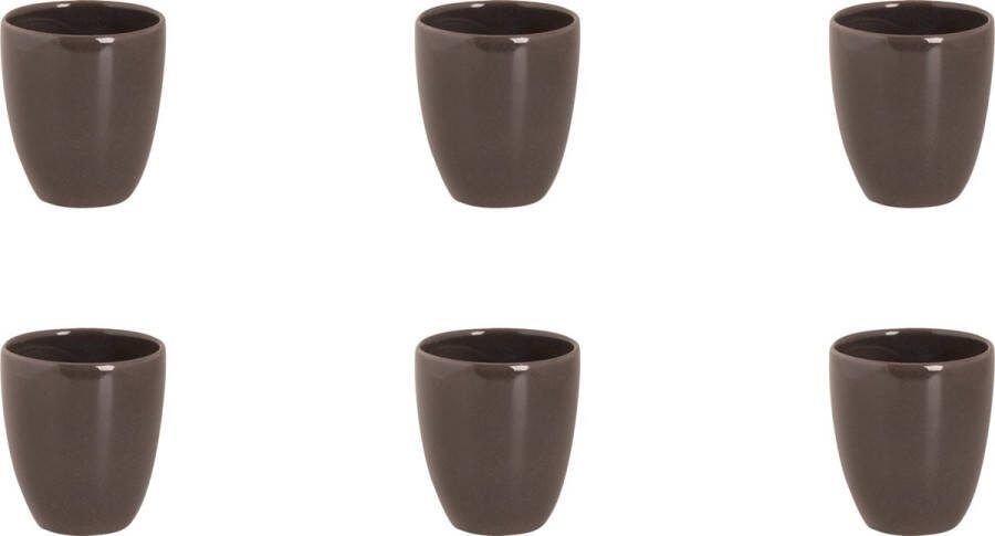 Mammoet Beker Spirit 30 cl Grijs Stoneware 6 stuk(s)