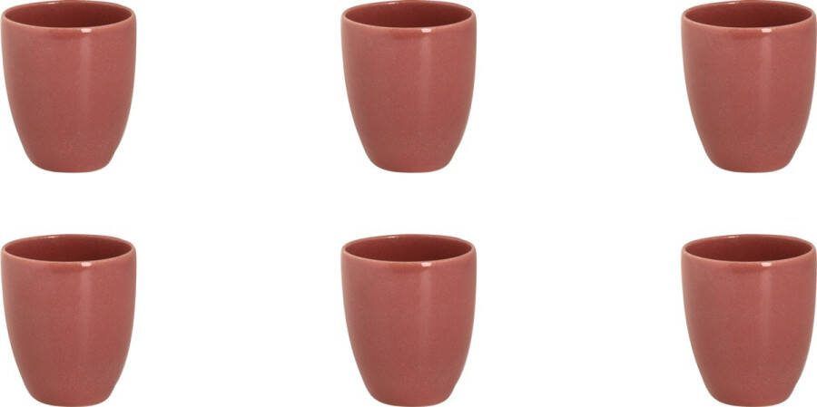 Mammoet Beker Spirit 30 cl Rood Stoneware 6 stuk(s)