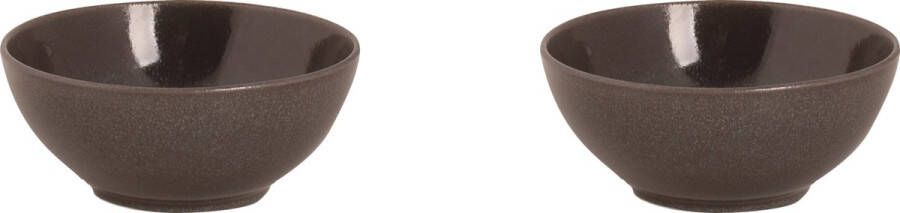 Mammoet Schaal Spirit 15 cm 51 cl Grijs Stoneware 2 stuk(s)