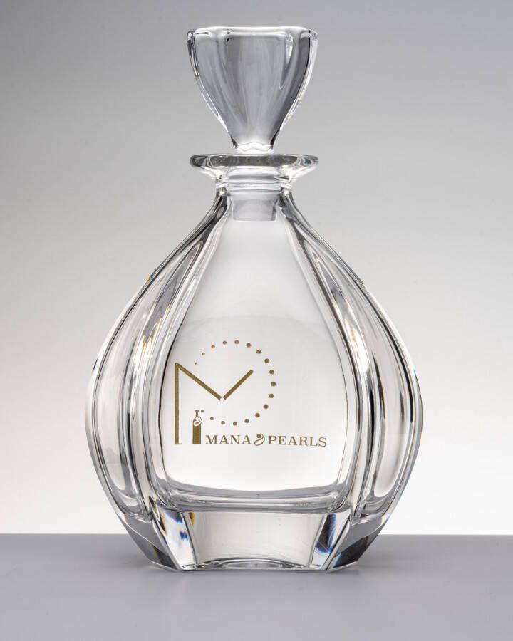 Mana&pearls Whiskey and cognac crystal diamond decanter