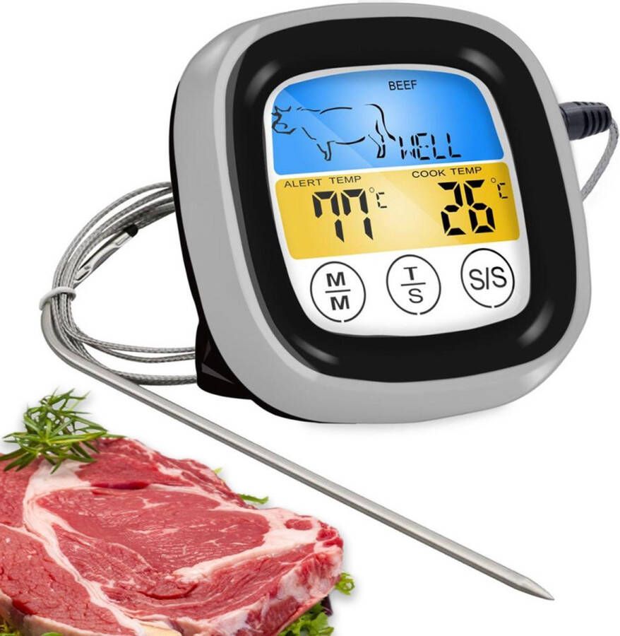 Mancor Digitale Vleesthermometer Keukenthermometer BBQ Thermometer Oventhermometer