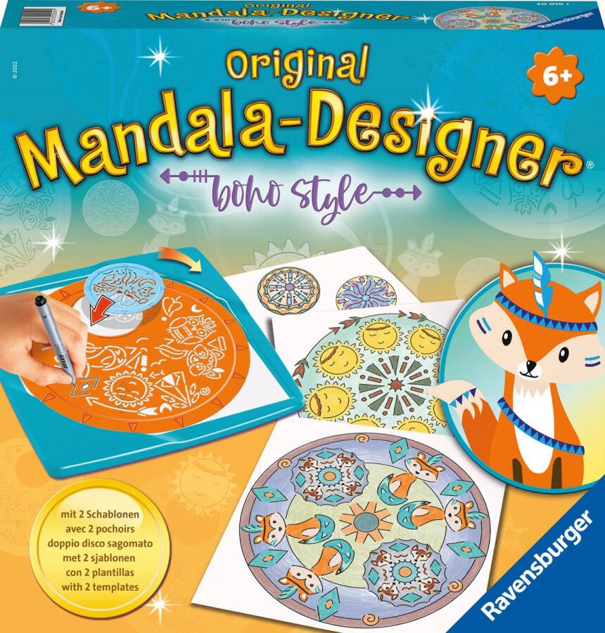Mandala-Designer Ravensburger Midi Boho Style Hobbypakket