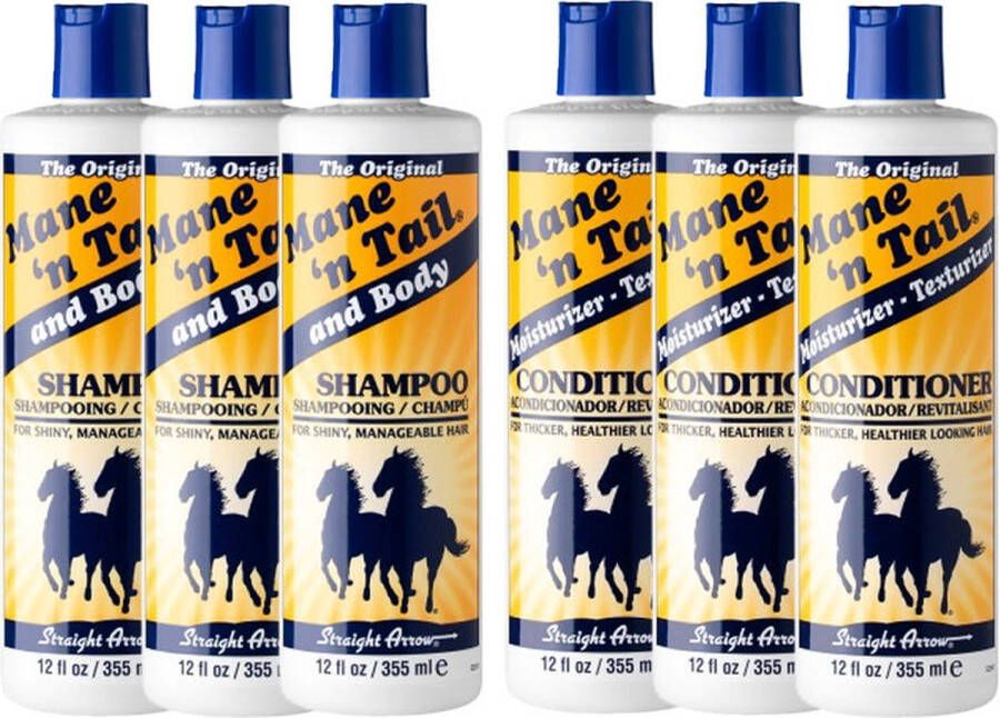 Mane 'n Tail Mane ´n Tail 3 x Shampoo Original en 3 x Conditioner Original