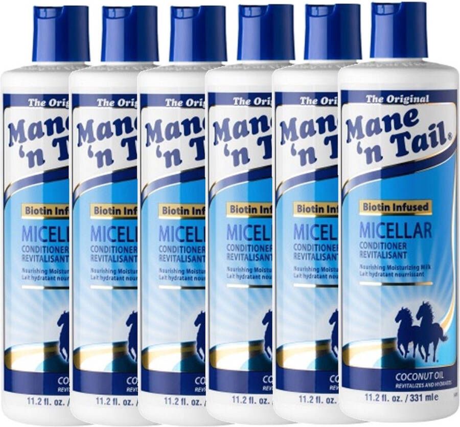 Mane 'n Tail Mane N Tail – Conditioner Micellar – 6 pak – Hydraterend Revitaliserend