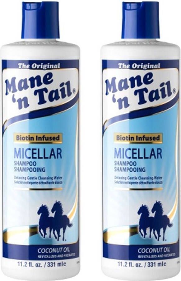 Mane 'n Tail MANE ´N TAIL Shampoo Micellar – 2 pak – Milde Shampoo Biotine