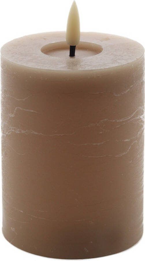 Mansion Atmosphere led kaars beige 10x7 5cm