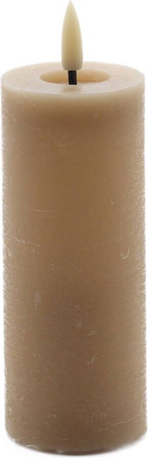 Mansion Atmosphere led kaars beige 12 5x5cm