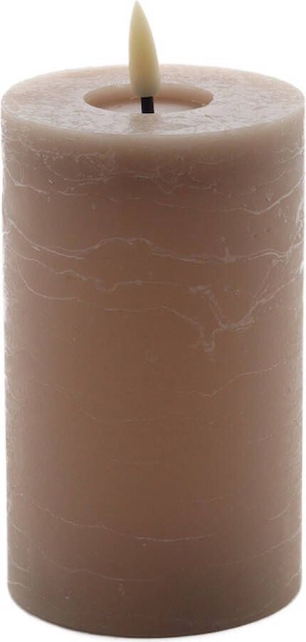 Mansion Atmosphere led kaars beige 12 5x7 5cm