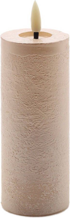 Mansion Atmosphere led kaars Champagne beige 12 5x5cm