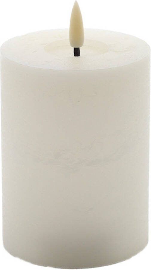 Mansion Atmosphere led kaars ivoor wit 10x7 5cm