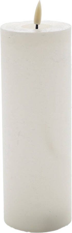 Mansion Atmosphere led kaars ivoor wit 20x7 5cm