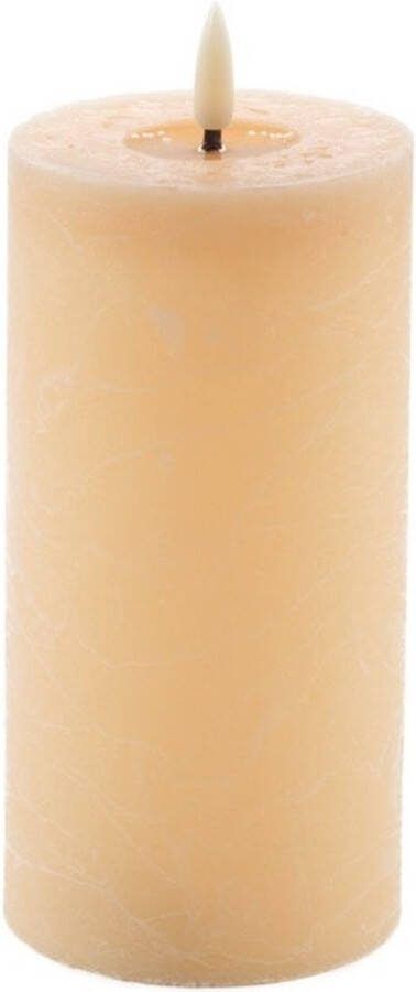 Mansion Atmosphere led kaars rustic zand 15x7 5cm