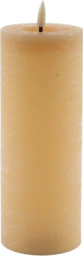 Mansion Atmosphere led kaars rustic zand 20x7 5cm