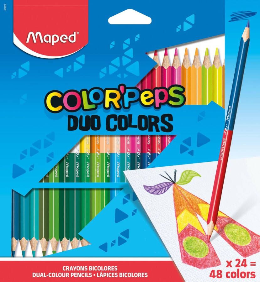 Maped Office COLOR'PEPS kleurpotlood DUO in ophangdoos x 24